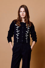 Samantha Sweater | Black Ivory Tops Cleobella 