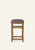 Sari Counter Stool in Cocoa Floral Stool Hati Home 