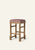 Sari Counter Stool in Oxblood Stripes Stool Hati Home 