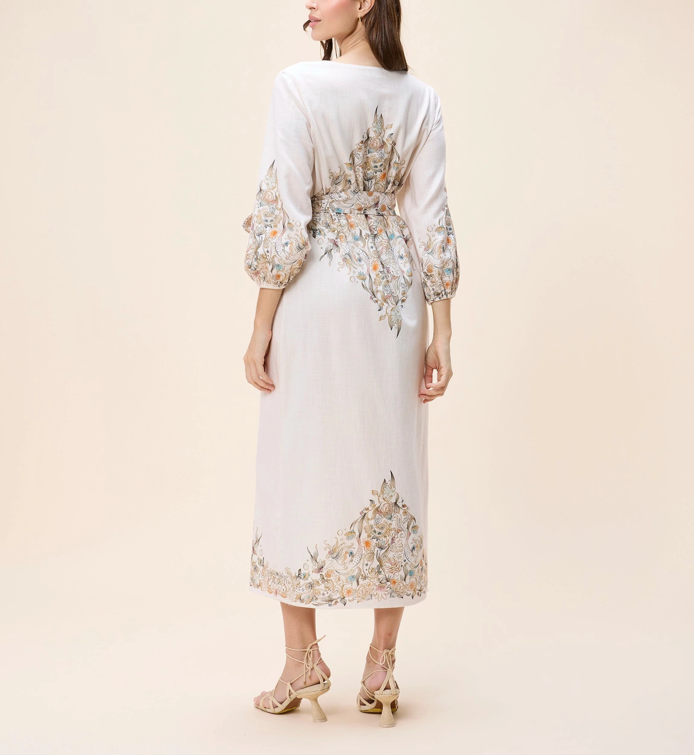 Seema Midi Dress | Bella Mer L Seema Midi Dress | Bella Mer L