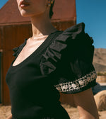 Selma Midi Dress | Black / Ivory Dresses Cleobella 