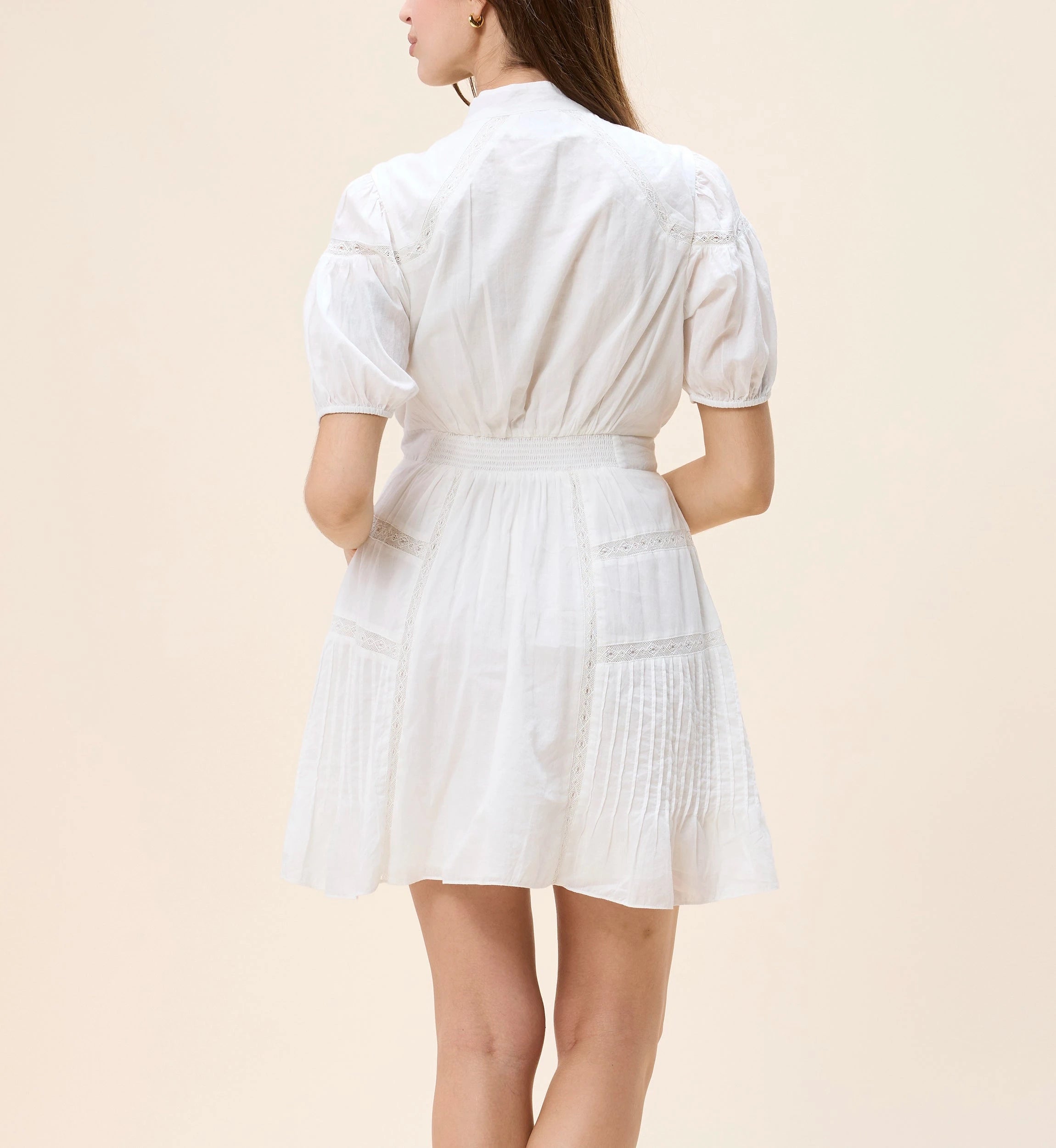 Signe Mini Dress | Ivory M Signe Mini Dress | Ivory M