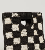 Soledad Crochet Clutch | Black/Ivory Weekenders Cleobella 