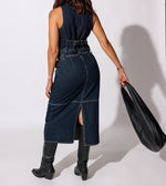 Sue Midi Skirt | Dark Denim Bottoms Cleobella 