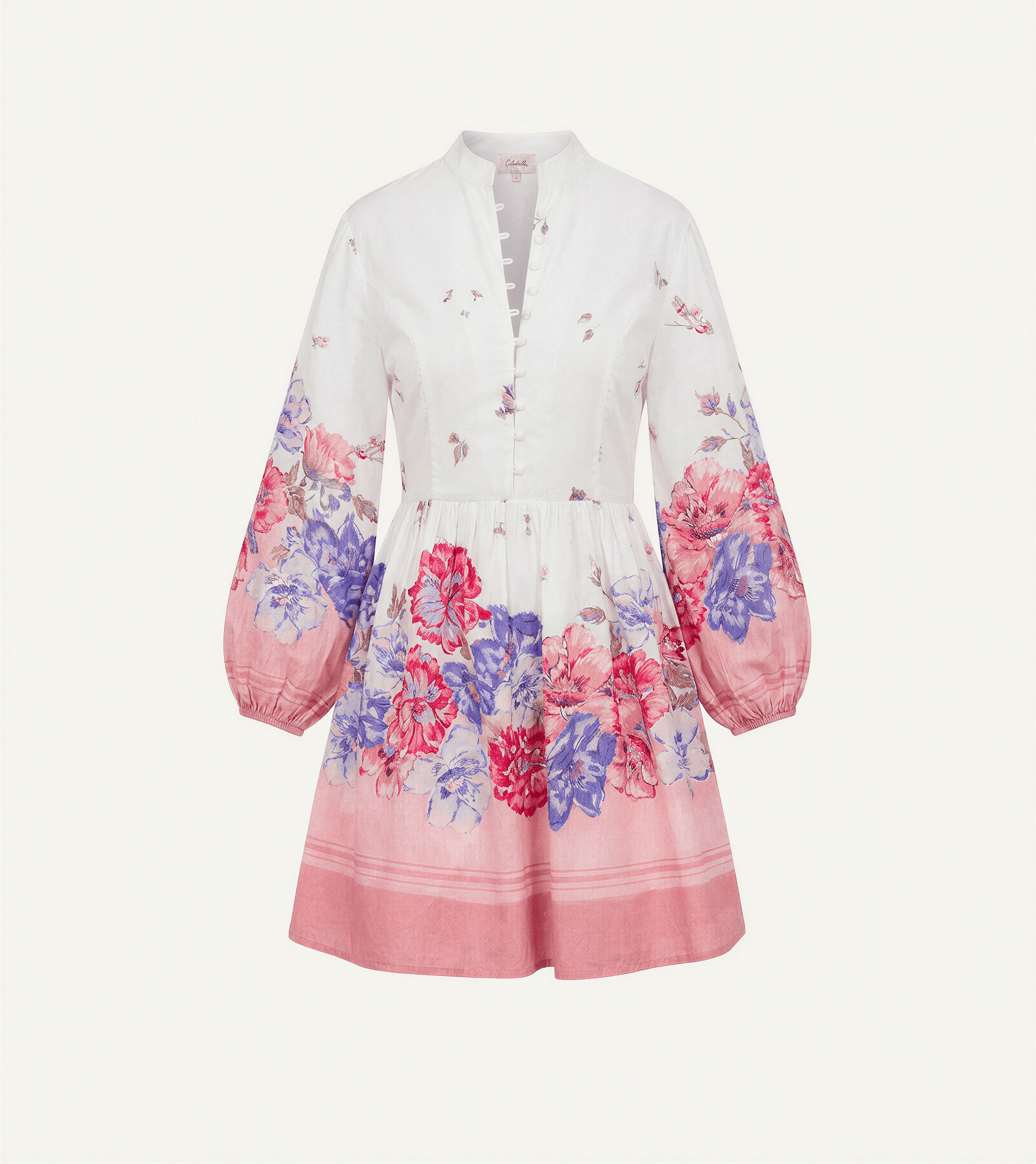 Suvi Mini Dress in Camellia Print
