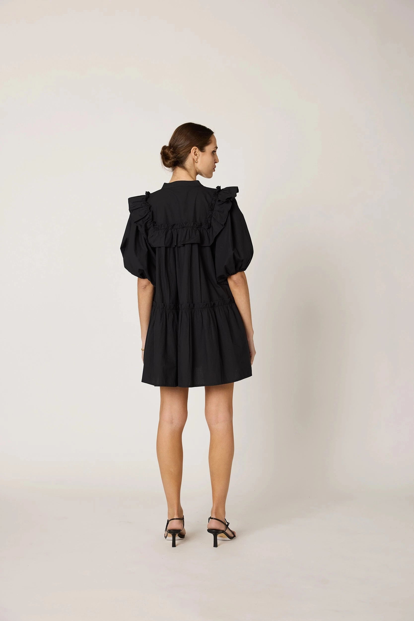 tiana frill mini dress Runaway The Label Tiana Frill Mini Dress
