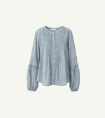 Theodora Top | Dusty Blue Tops Cleobella 