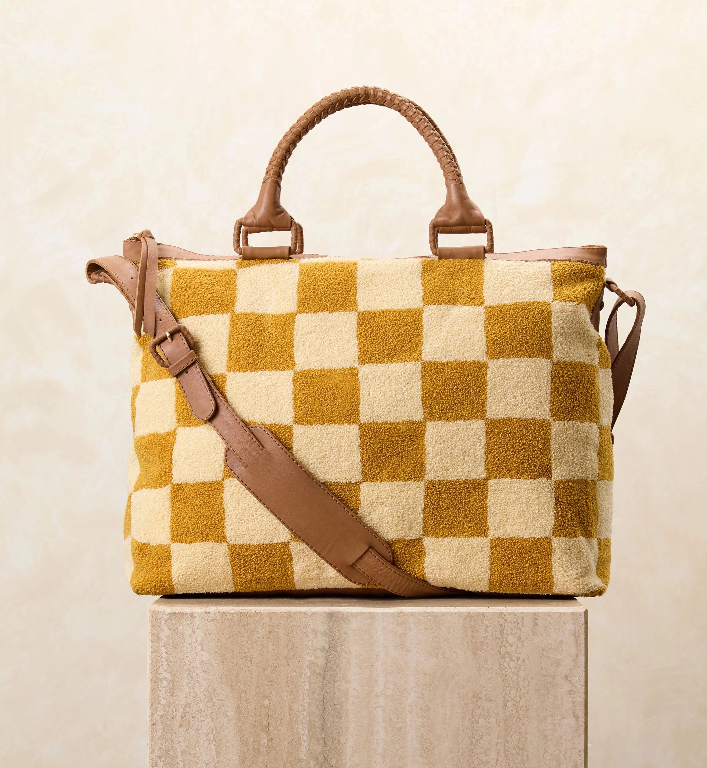 Shop Checkered Honey Weekender