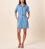 Whitney Denim Dress | Light Denim Dresses Cleobella 