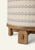 Yara Pouf in Neutral Arches Stump Hati Home 