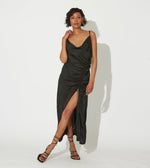 Babette Midi Dress | Black Dresses Cleobella | Fall dresses for women | Sustainable Dresses | Fall wedding guest dresses |