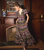 Evita Midi Dress | Mosaic Ikat Dresses Cleobella | Sustainable fashion | fall dresses for wedding guests | Ethical Clothing |