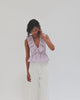 Vega Top | Lilac Tops Cleobella | blouses for women | smocked blouse | ruffle blouse |
