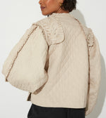 Frida Jacket | Oatmeal Jackets Cleobella | Sustainable fashion | Sustainable Jackets | Ethical Clothing |