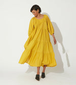 Luz Ankle Dress | Citrine Dresses Cleobella | Sustainable fashion | Sustainable Dresses | Ethical Clothing |