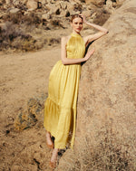 Margot Ankle Dress | Chartreuse Dresses Cleobella 